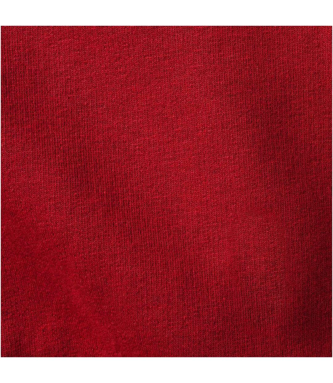 Arora sweat à capuche zippé homme rouge Elevate-3