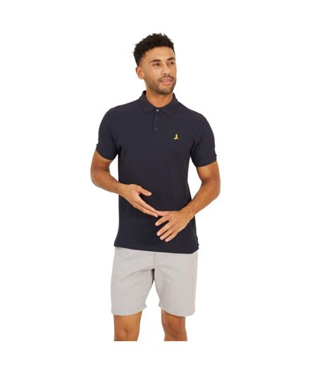 Mens Cotton Polo Shirt Navy Brave Soul