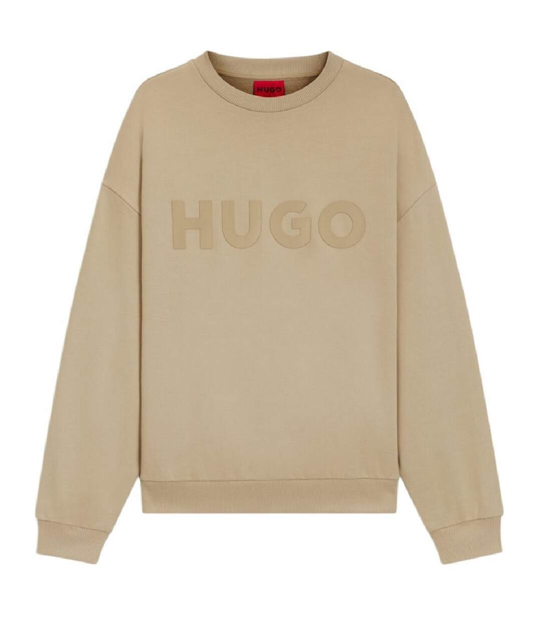 Sweat Motif/style En Relief Homme Beige Hugo-2