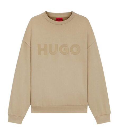 Sweat Motif/style En Relief Homme Beige Hugo