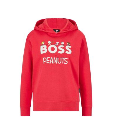 Sweat À Capuche C_edelight Femme Rouge Boss