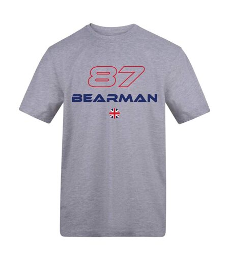 Unisex Adult Bearman F1 T-shirt Grey AWD