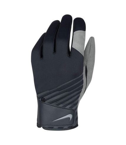 Nike Mens Faux Suede Winter Gloves (Black)