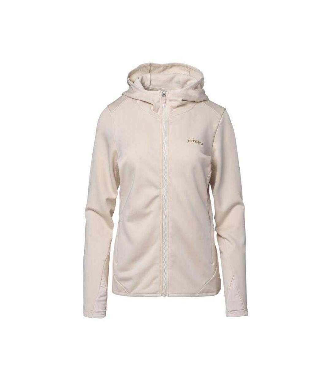 Veste Polaire Samde Femme Beige Fitanu-1
