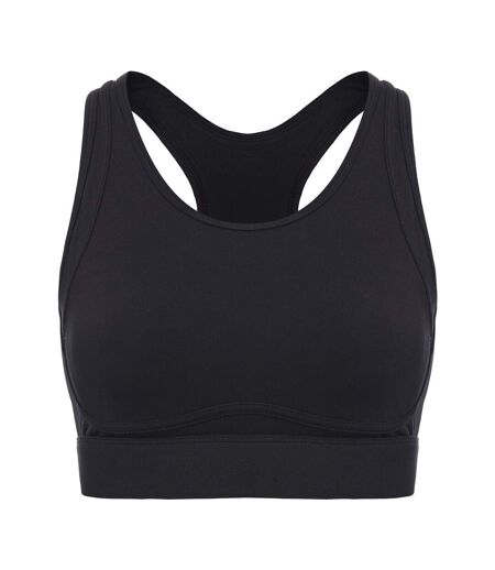 Womens/ladies Snug Fit Sports Bra Black LA Gear