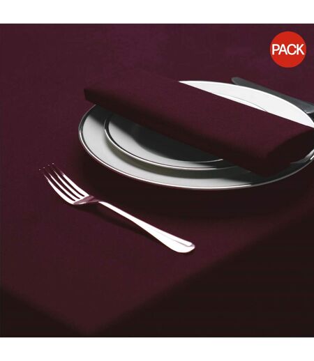 Belledorm Amalfi Napkins (Pack Of 4) (Maroon) (One Size) - UTBM174