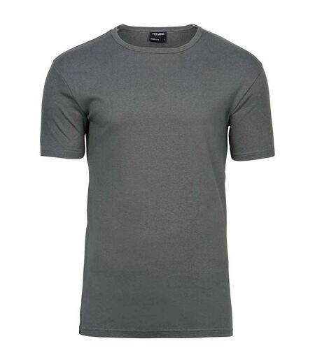 T-shirt interlock hommes gris pâle Tee Jays