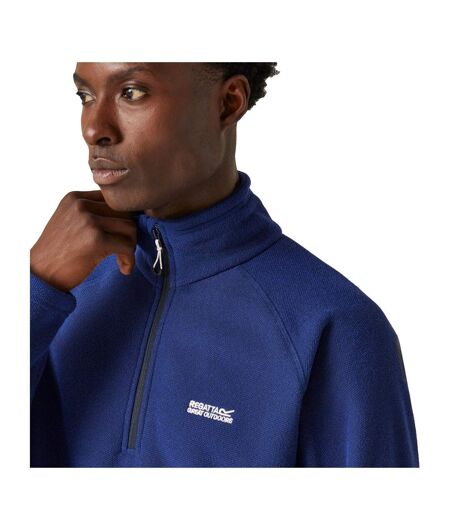 Great Outdoors Mens Kenger Half Zip Honeycomb Fleece New Royal Regatta