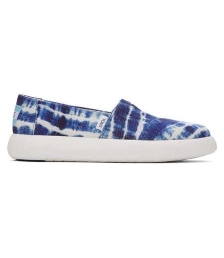 Toms Womens/Ladies Alpargata Mallow Batik Dye Espadrilles (Navy) - UTFS9507