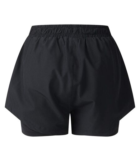 Womens/ladies Pro Training Hybrid Short Black Umbro
