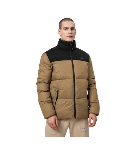 Doudoune Matelassée H4z22 Homme Marron Clair Noir 4F