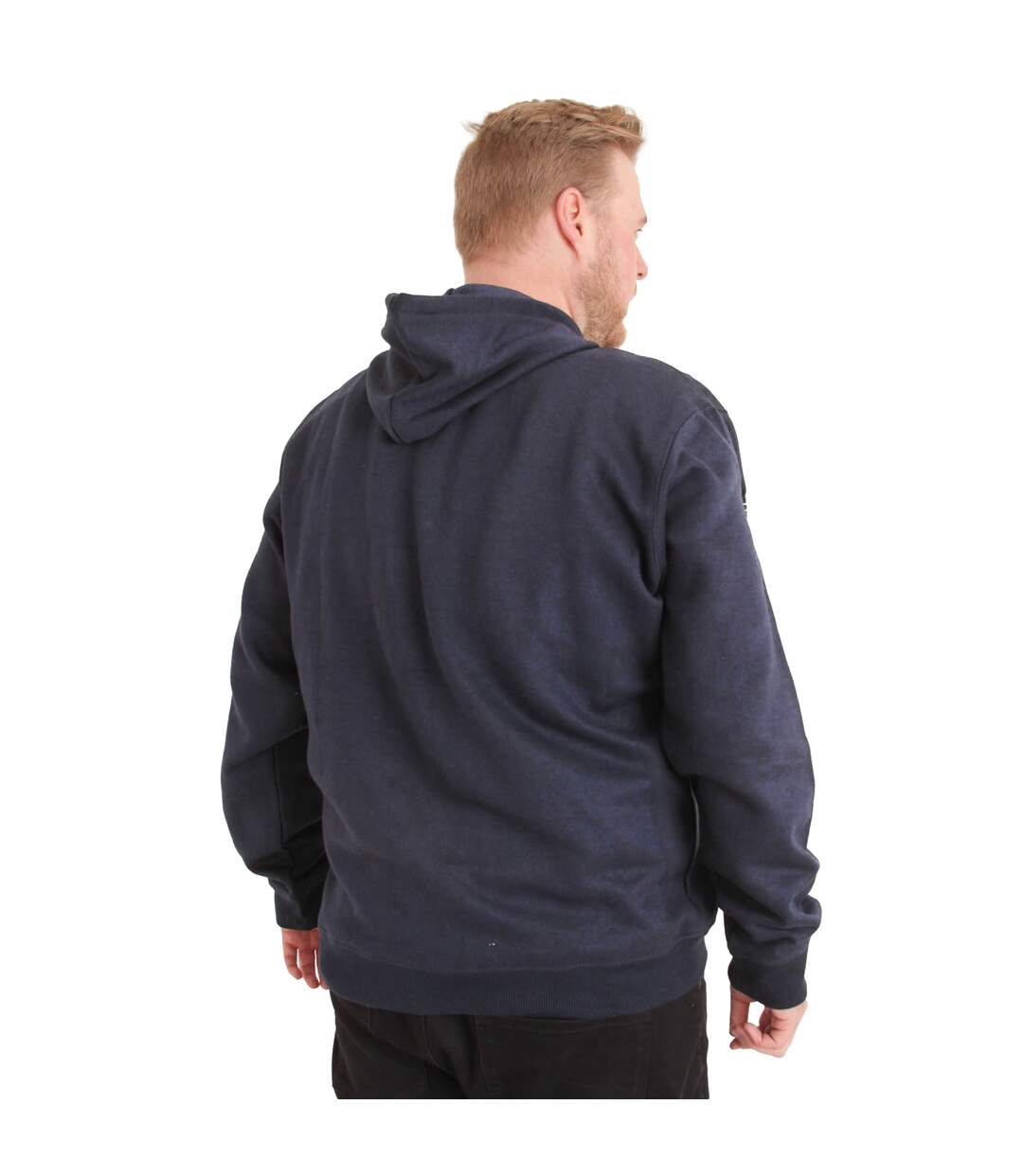 Duke Rockford - Sweat à capuche zippé grande taille - Homme (Bleu marine) - UTDC104