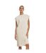 Womens/ladies Terrycloth Dress White Sand Urban Classics-1