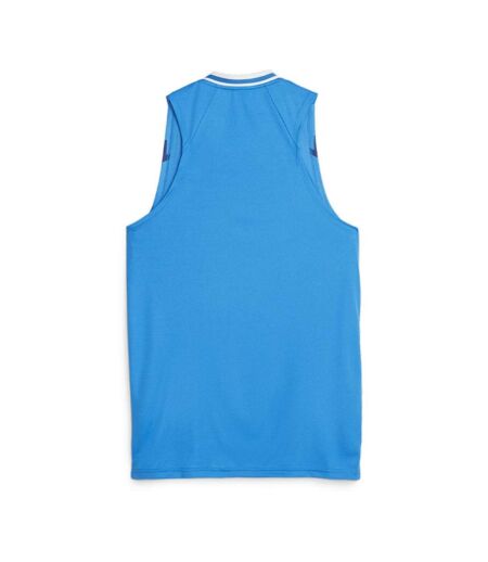 Débardeur de sport bleu ciel homme puma hoops