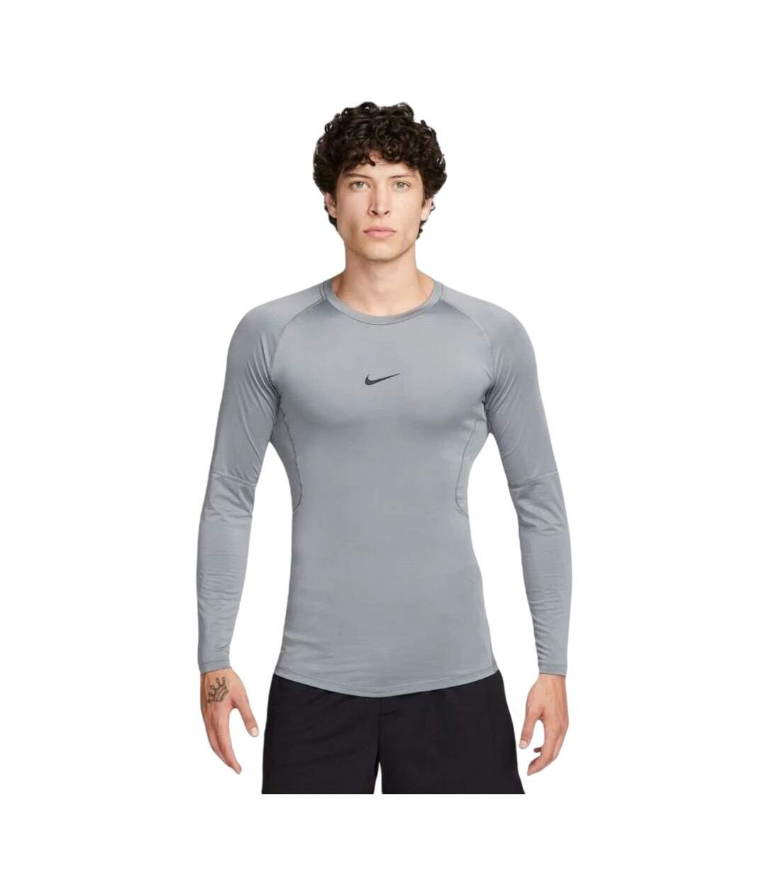 Haut Thermique Manches Longues Pro Homme Gris Nike-2