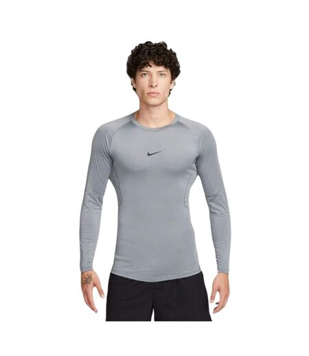 Haut Thermique Manches Longues Pro Homme Gris Nike