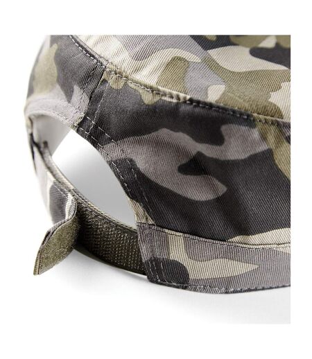 Casquette armée à motif camouflage 100% coton adulte unisexe camouflage champs Beechfield