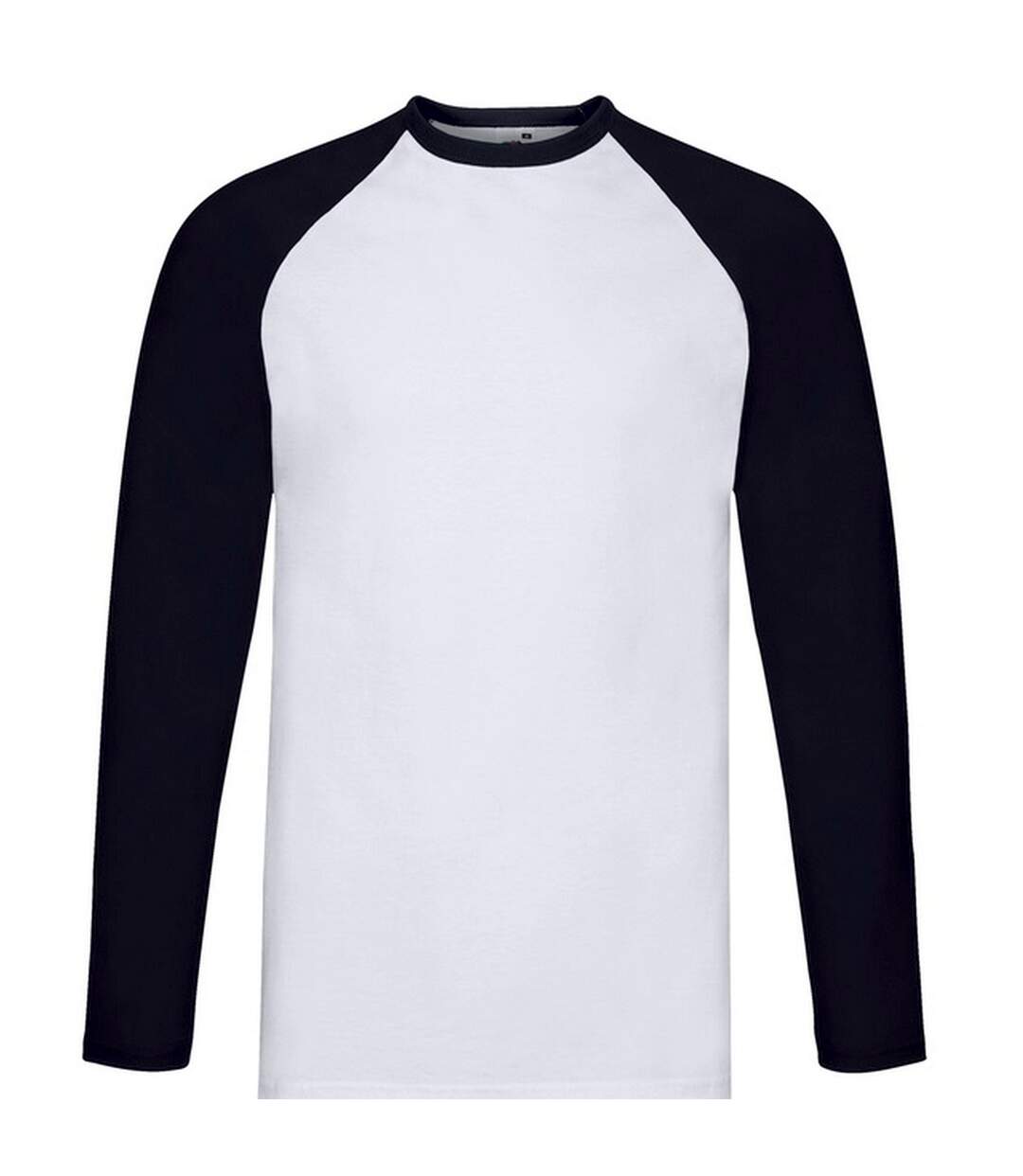 T-shirt Valueweight Homme Blanc Bleu Marine Sombre Fruit Of The Loom-1
