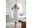 OZABI Chemise de Nuit Femme Microfibre Manches Courtes-4