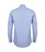 Mens modern long sleeve oxford shirt blue Henbury