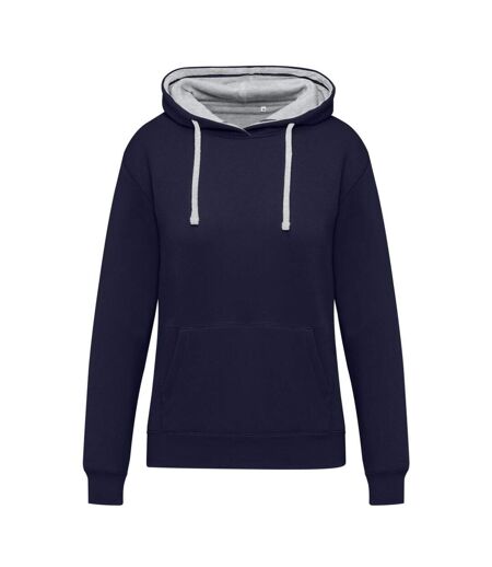 Sweat À Capuche Femme Bleu Marine Oxford Clair SG Originals