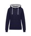 Sweat À Capuche Femme Bleu Marine Oxford Clair SG Originals-1