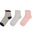 Pack Of 3  Womens/ladies Ruffled Ankle Socks  Multicoloured Ted Baker-2