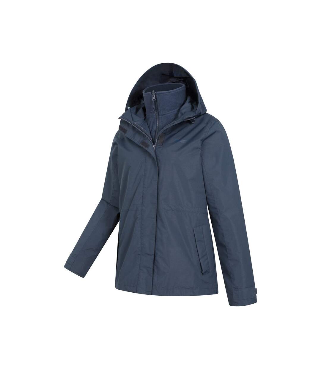 Womens/ladies Fell Ii 3 In 1 Jacket Navy Mountain Warehouse-3