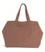 Sac shopping en coton délavé - KI3208 - marron santal-2
