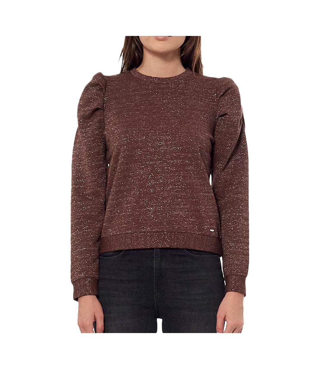 Pull Marron Femme Kaporal Flexi - XS-1