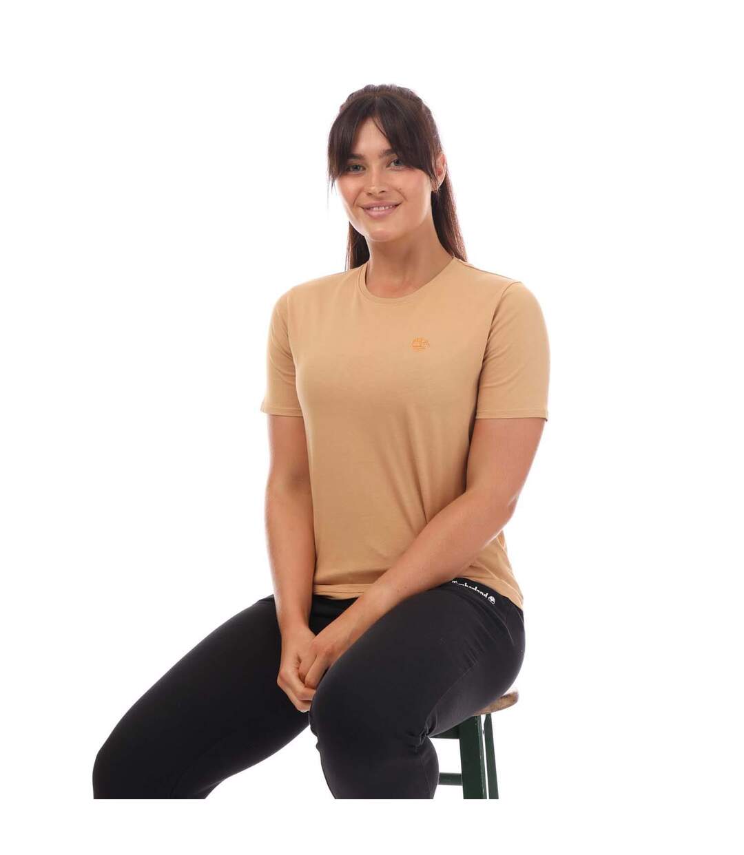 T-shirt dunstan femme beige Timberland-4