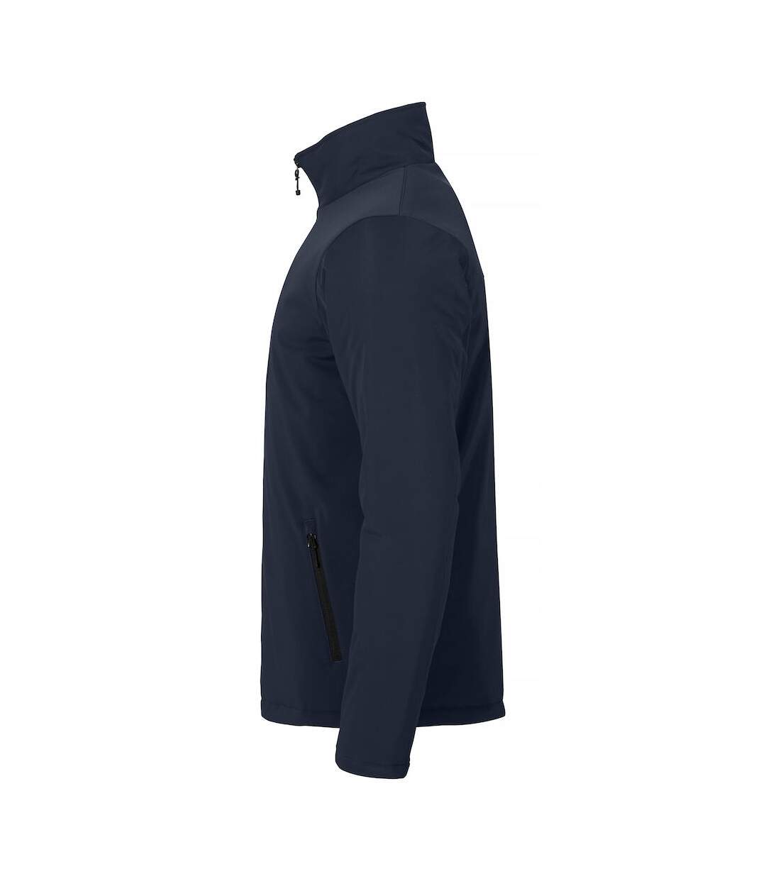 Mens Padded Soft Shell Jacket Dark Navy Clique-3