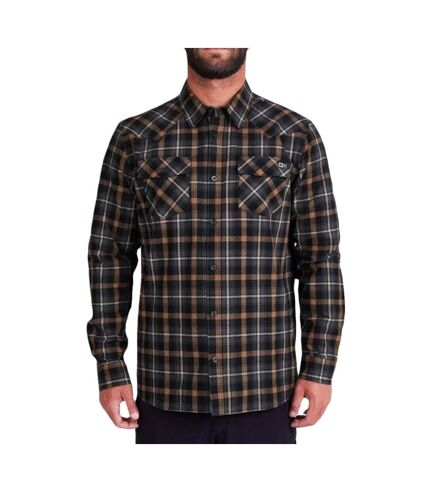 Chemise Manches Longues Noir Homme Salty Crew Flannel - S