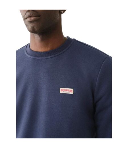 Mens Crew Neck Sweatshirt Dress Blue True Religion