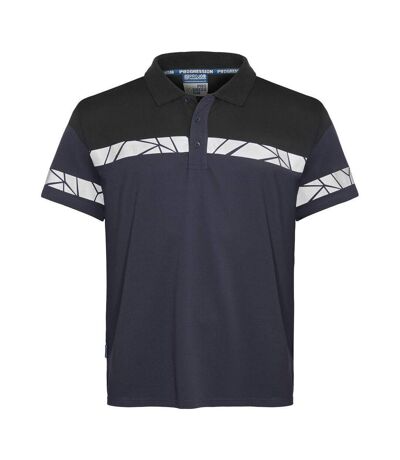 Polo Progression Homme Bleu Marine Noir Projob