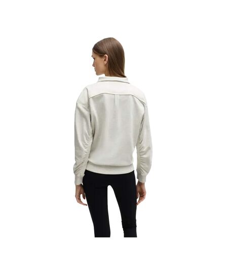 Womens/ladies c_ehybra hybrid regular sweatshirt white Boss