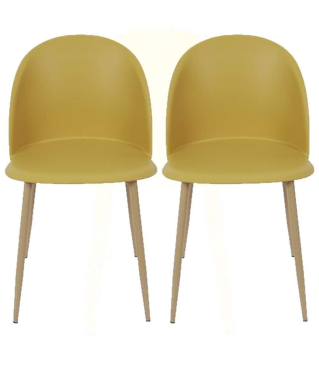 Lot 2 Chaises Scandinave Bergen-1