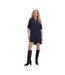Womens/ladies A-line Mini Shirt Dress Deep Sea Bella Dahl-1