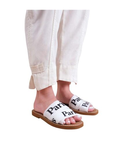 Sandales Cobra Femme Blanc Where´s That From