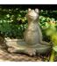 Statue Grenouille d'Extérieur Antik 64cm Vert Foncé-3