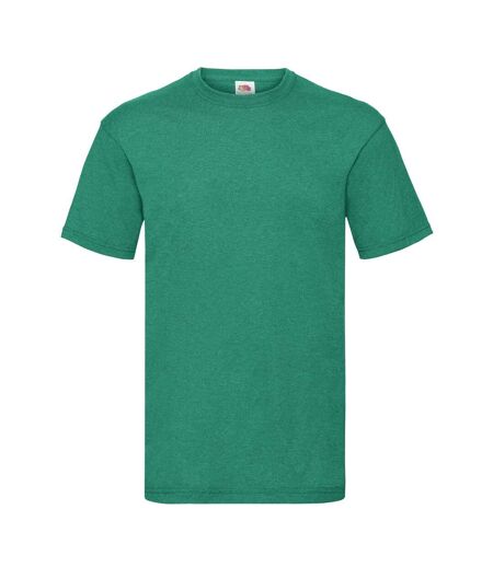 T-shirt Valueweight Adulte Vert Chiné Rétro Fruit Of The Loom