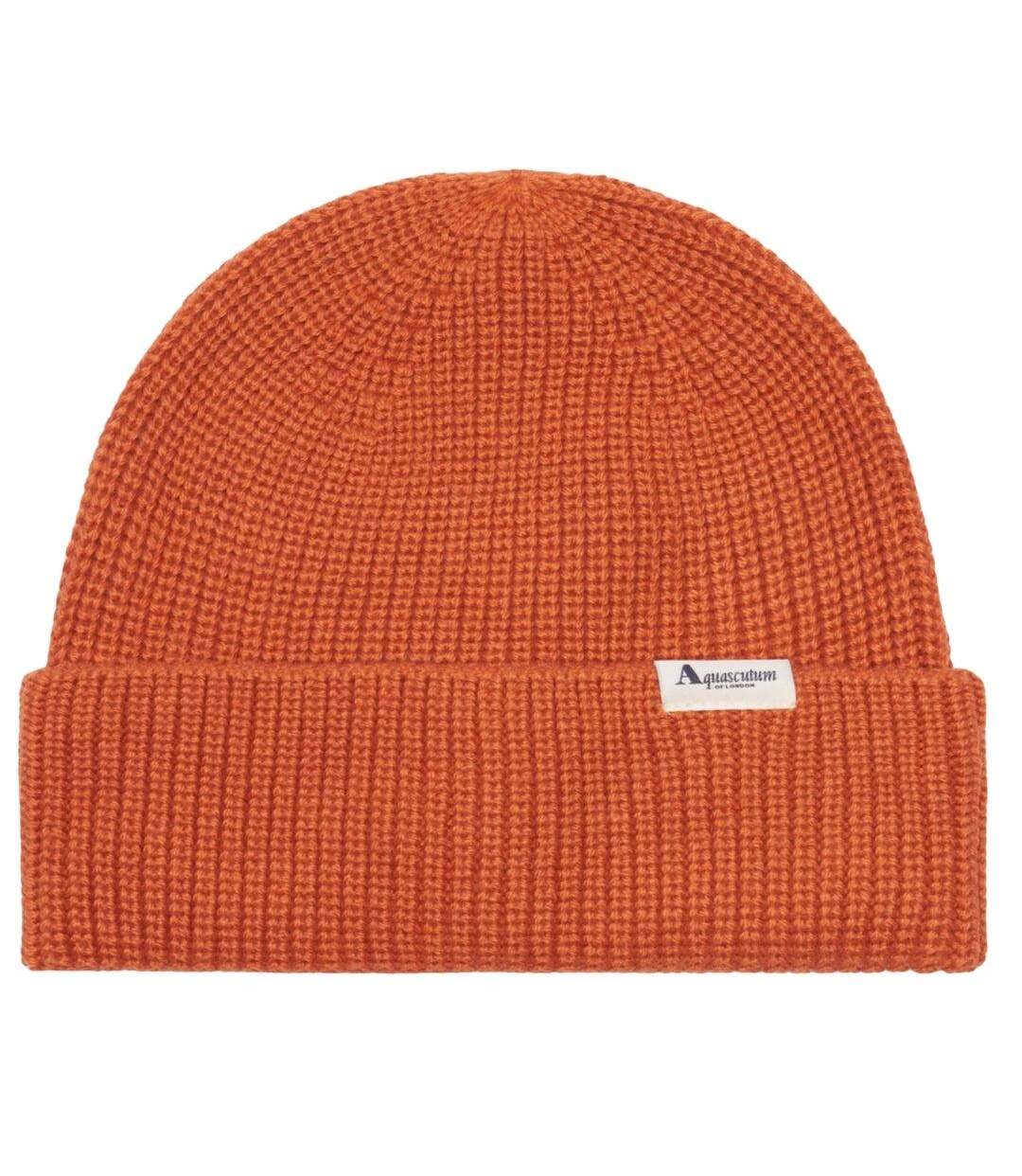 Bonnet Hiver Orange Rouille Aquascutum-1