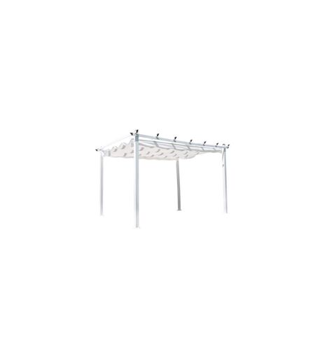 Pergola Avec Toit Lazio 345cm Blanc