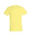 T-shirt Regent Adulte Jaune Pâle SOLS-1
