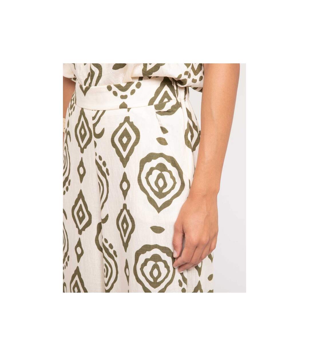 Pantalon palazzo motifs EDMIRA - Dona X Lisa-3