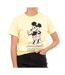 T-Shirt jaune femme disney mickey classic-1