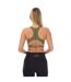 Womens/ladies Series-3 Active Sports Bra Khaki Green Skins-2