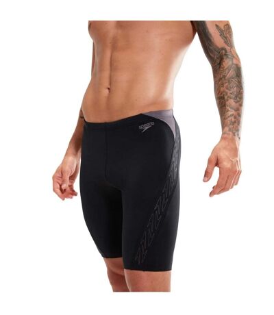 Jammer De Natation Hyper Boom Splice Homme Noir Gris Speedo