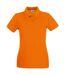 Fruit of the Loom Womens/Ladies Premium Cotton Pique Lady Fit Polo Shirt (Orange) - UTPC5713