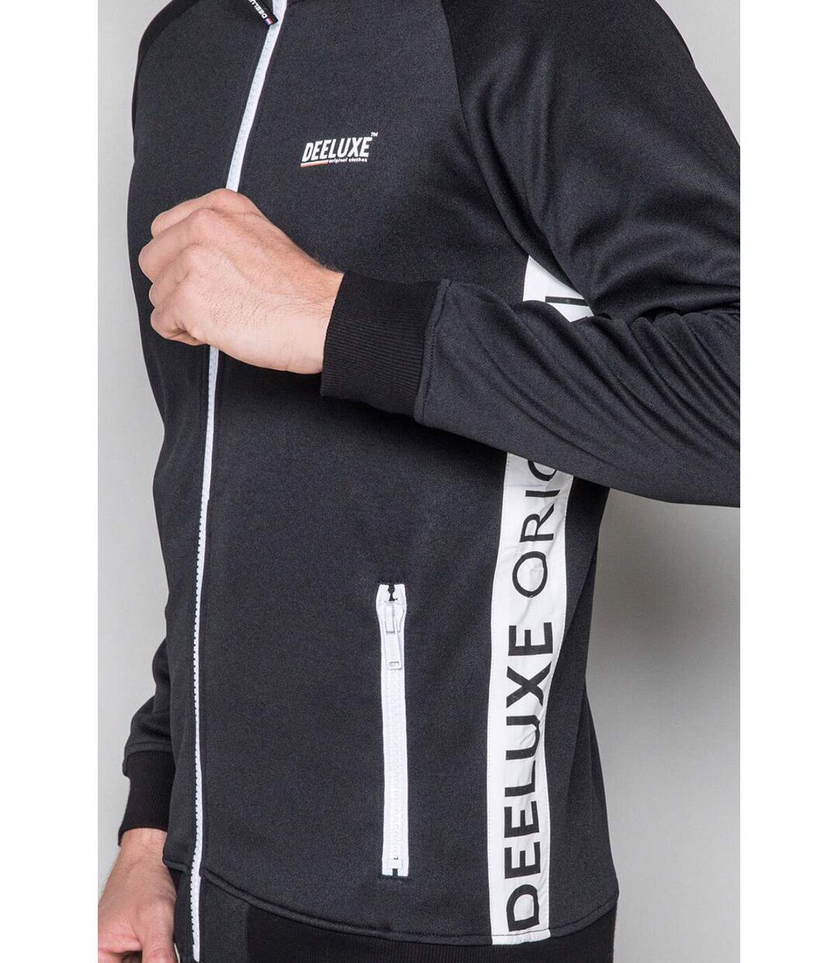 Sweat zippé à col montant PROJECT Black
